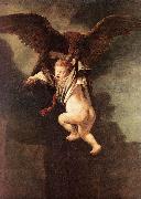 REMBRANDT Harmenszoon van Rijn, Rape of Ganymede dh